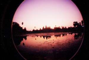 Lomographie - Temple d'Angkor Vat (Cambodge) - Erwan Le Nagard